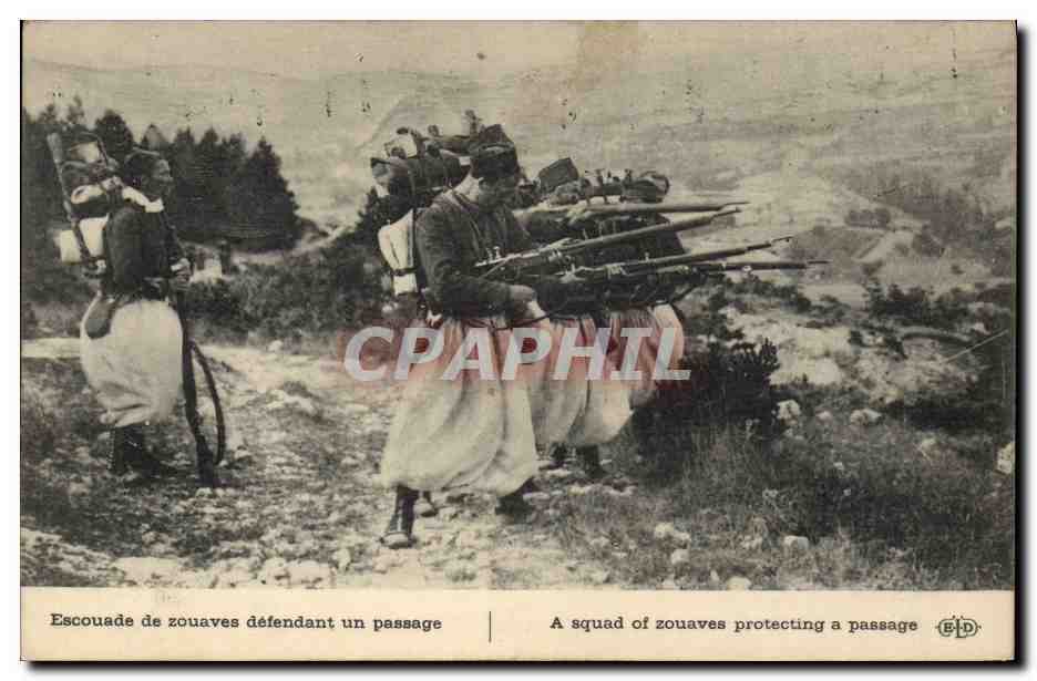 Escouade de zouaves défendant un passage — B.F.D. — n° 11