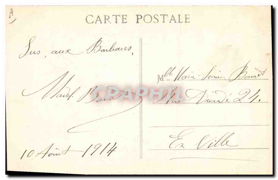 CPA Militaria La triple ententen Les voila ! Zouave — Rückseite