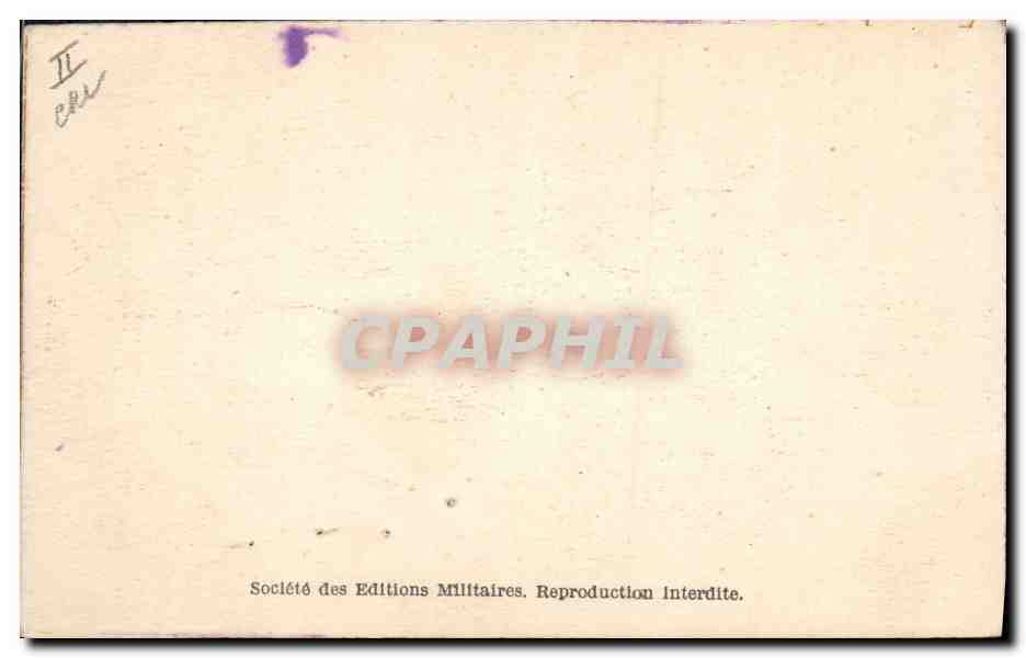 CPA Militaria Zouaves — Rückseite