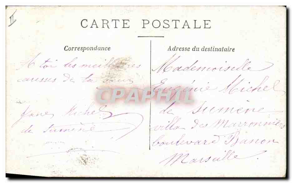 CPA Militaria Le poste de police Les prisonniers  — Rückseite