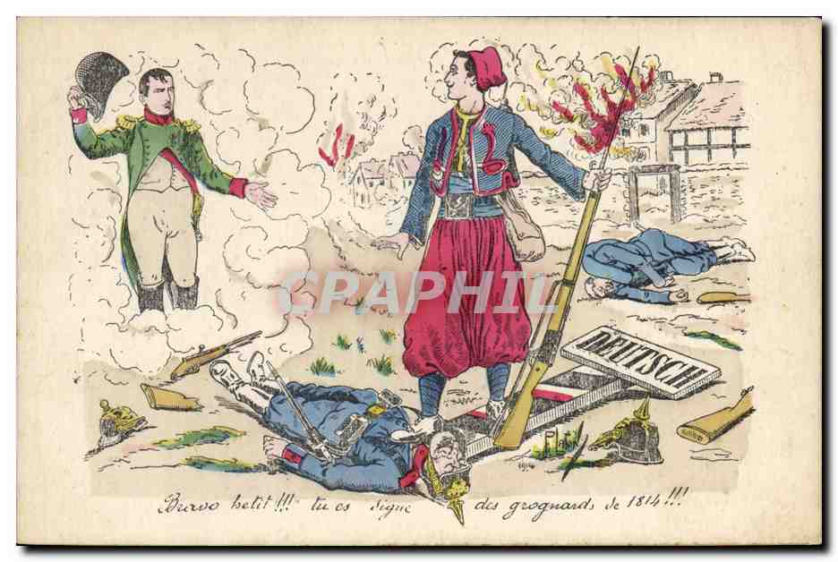 CPA Militaria Zouave Napoleon 1er