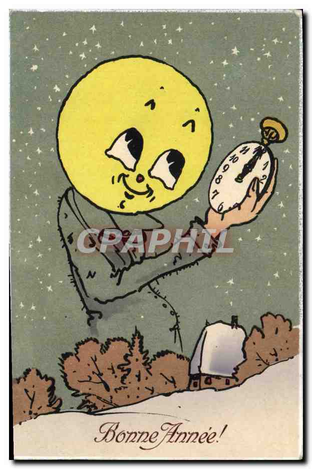 CPA Fantaisie Lune 
