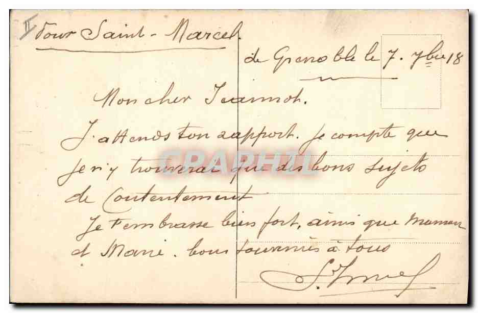 CPA Fantaisie Lune Femme — Verso