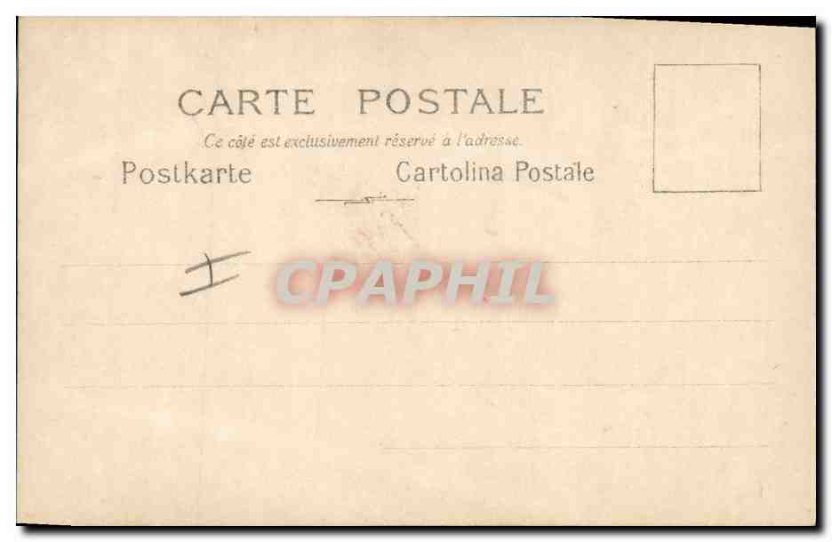 CPA Fantaisie Lune Enfants — Verso