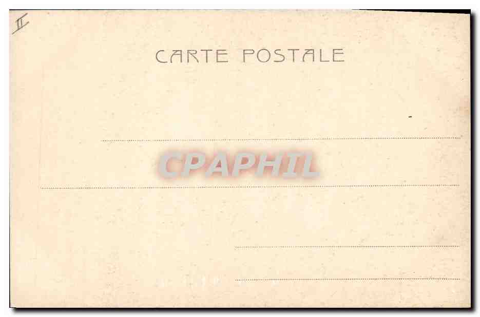 CPA Fantaisie Lune Femme — Rückseite