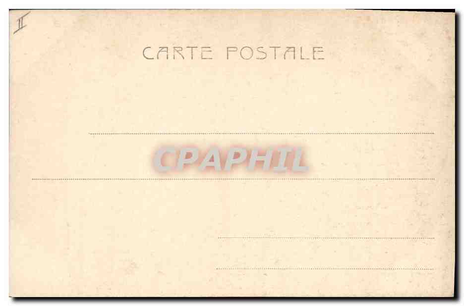 CPA Fantaisie Lune Femme — Rückseite
