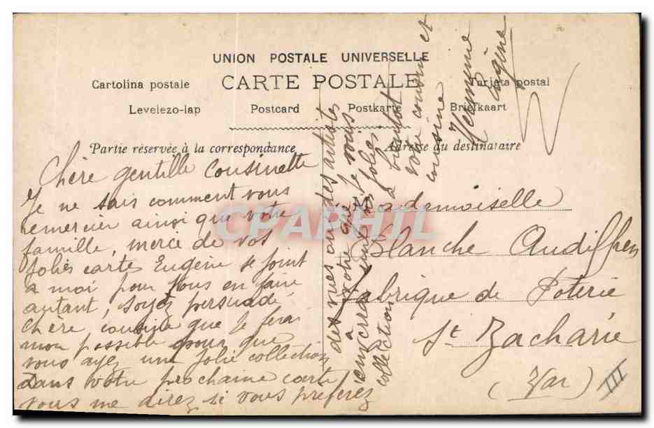 Danseuse en costume de scène — Gaîté-Rochechouart — éditée par Wayaux, n° 5193 — Reverso