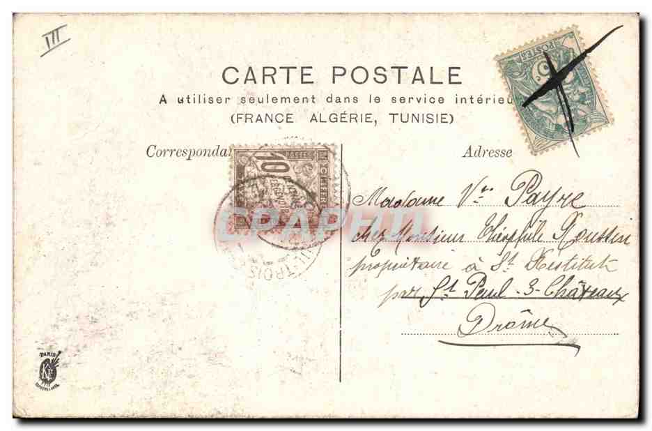 Marguerete Nell — danseuse aux Variétés, Paris — K.F. éditeurs, Paris, série 269, n°27 — Verso