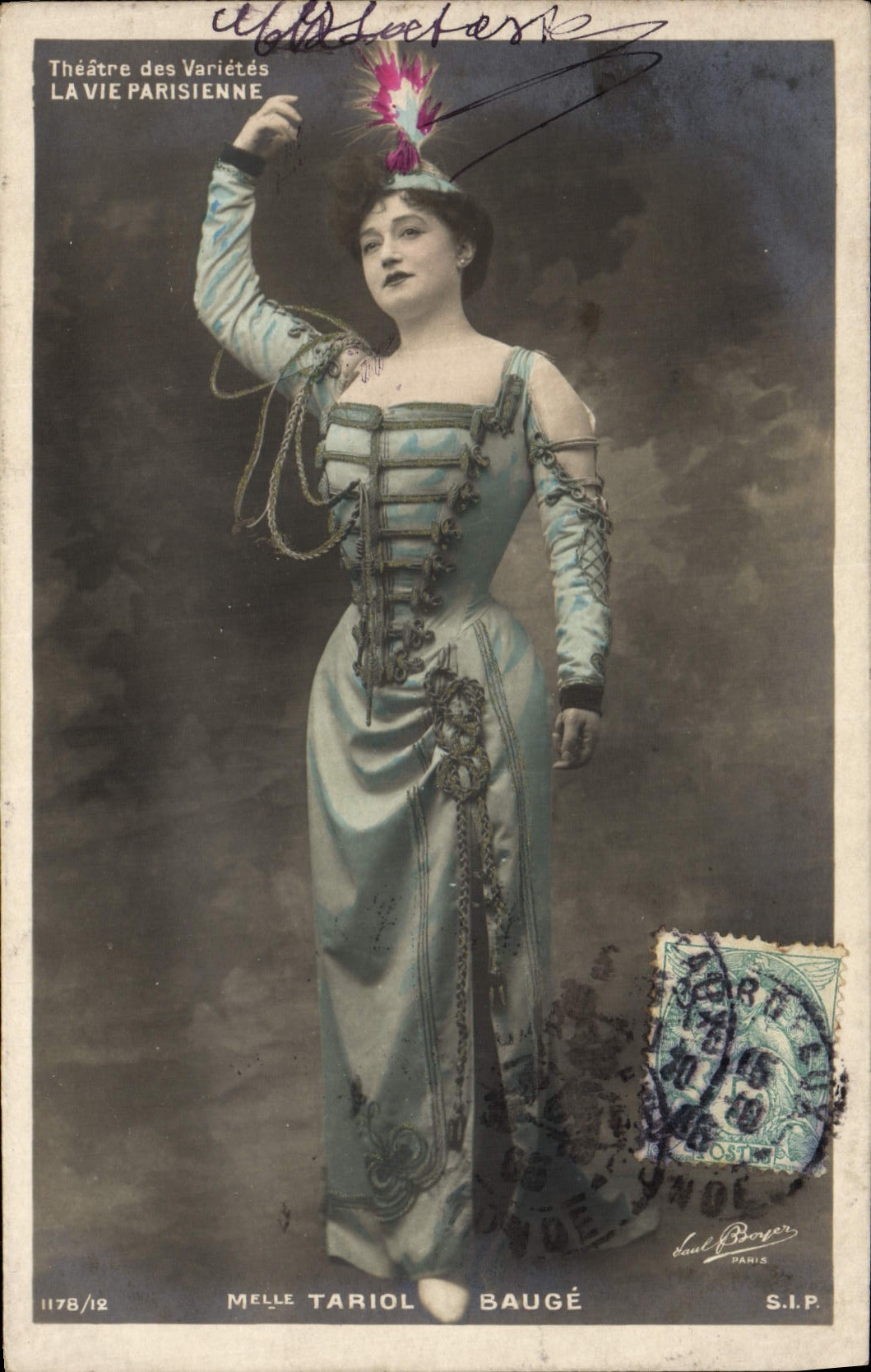 Melle Tariol Baugé — danseuse au Théâtre des Variétés — S.I.P. n°1178/12