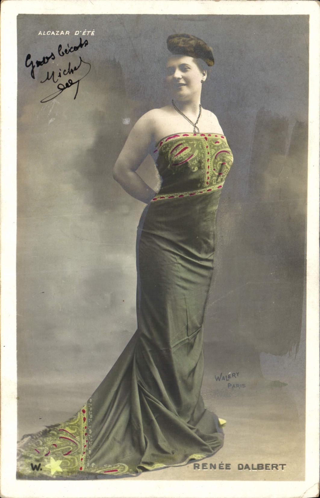 CPA Femme Theatre Alcazar d'Ete Renee Dalbert