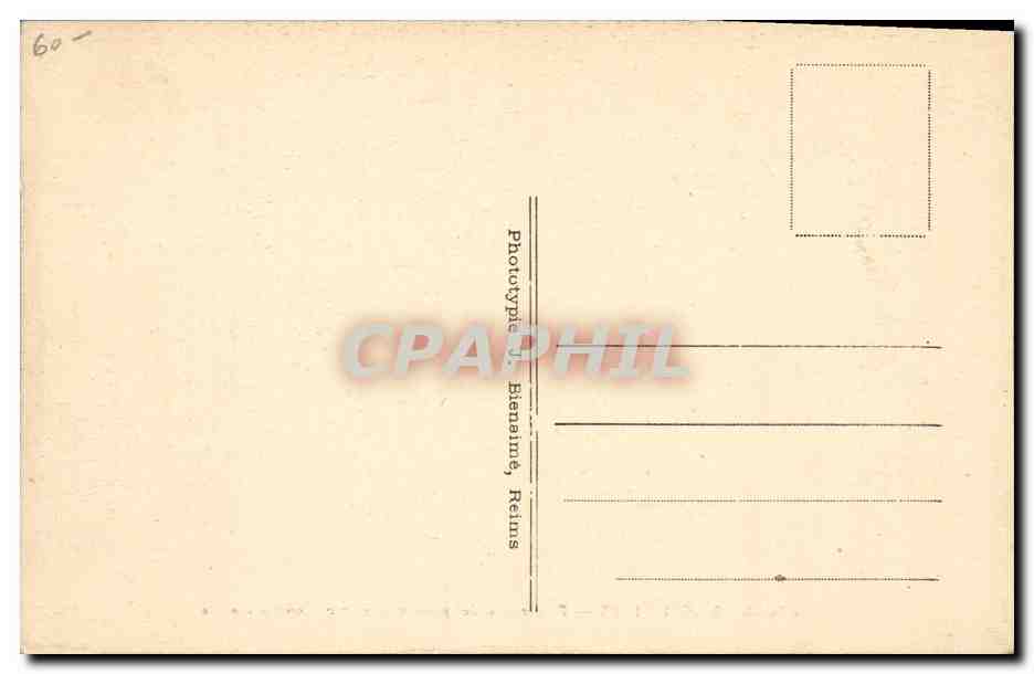 Colonies Africaines — Préparation des paniers de manioc pour le marché — Phototypie de Bienne, Reims — Verso