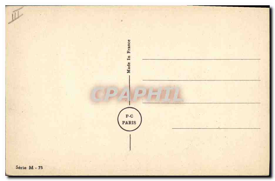 CPA Negre Homme Noir T'i Vois Commandant Purgation Militaria — Rückseite