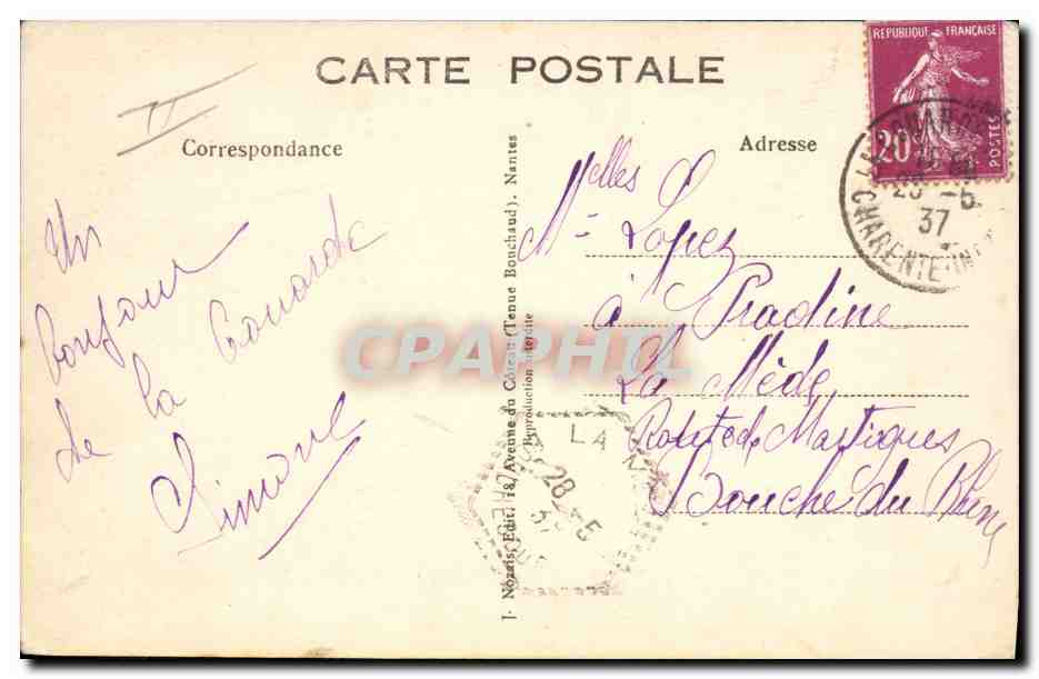 CPA Negre Femme Noire Zolie Poupee — Rückseite