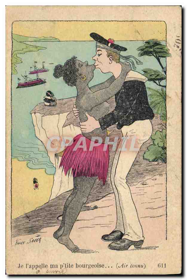 CPA Negre Femme Noire Marin 