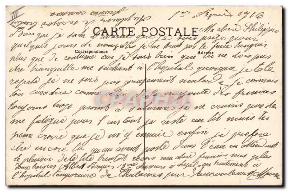 CPA Banque Caisse d'Epargne Vaucouleurs — Rückseite