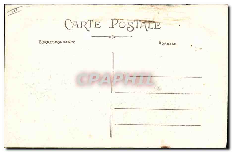 CPA Banque Vitry le Francois La place et la Caisse d'Epargne  — Rückseite