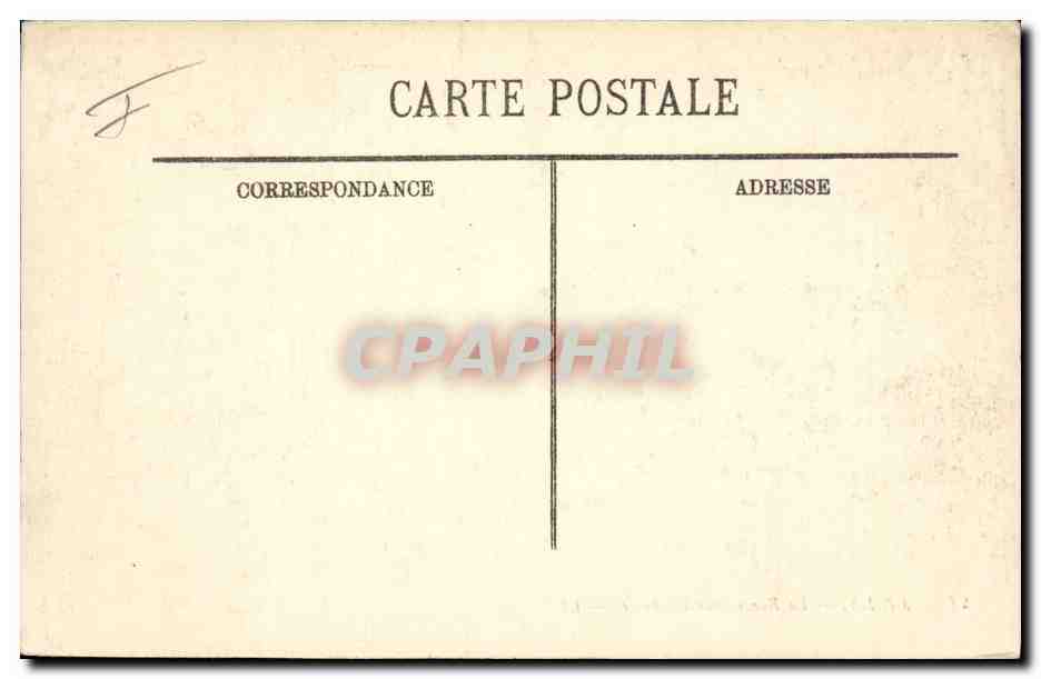 CPA Banque Vichy La Rue Cunin Gridaine Societe Generale — Rückseite
