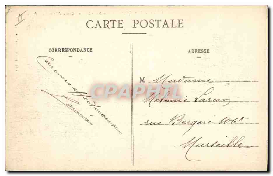 CPA Banque Vitry le Francois Eglise Notre Dame Caisse d'Epargne Poste — Rückseite