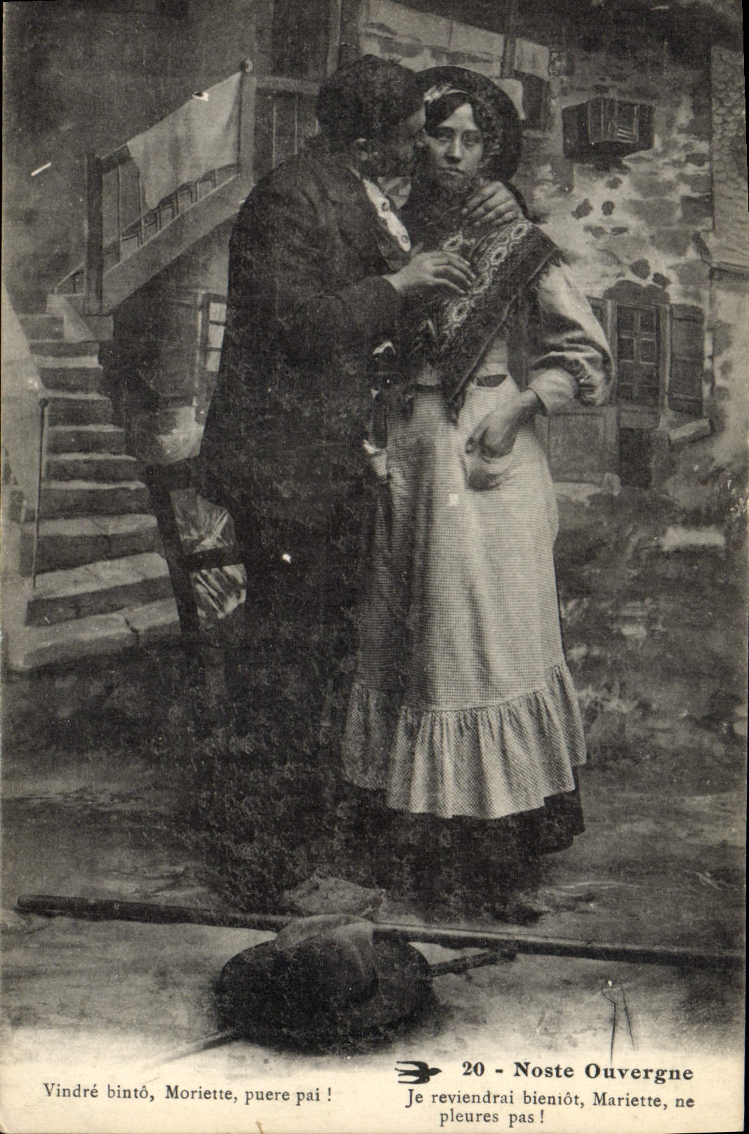 CPA Folklore Auvergne 