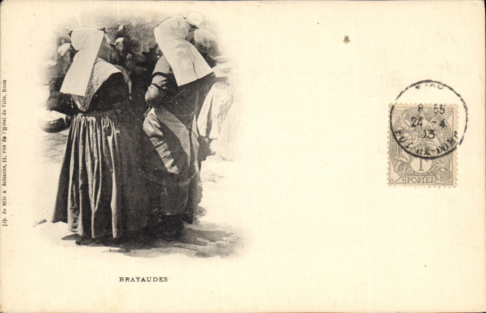 CPA Folklore Brayaudes 