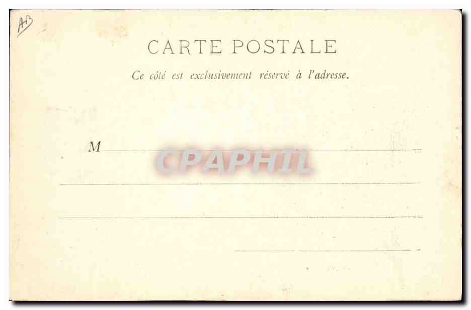 CPA Folklore Brayaudes  — Verso