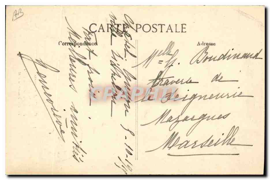 CPA Folklore Auvergne Gentille Auvergnate Vache  — Verso