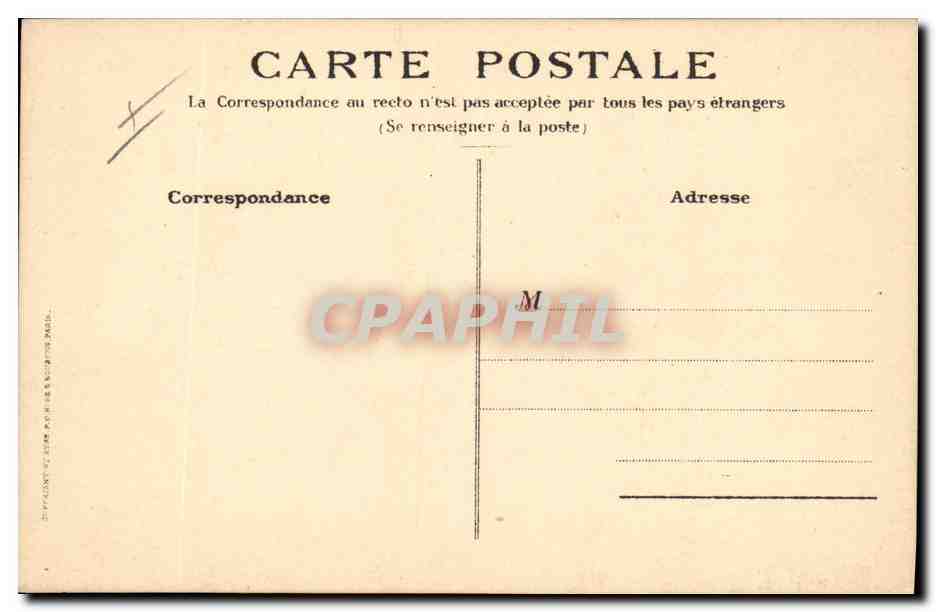CPA (dessin a la main) Enfant Canards — Rückseite