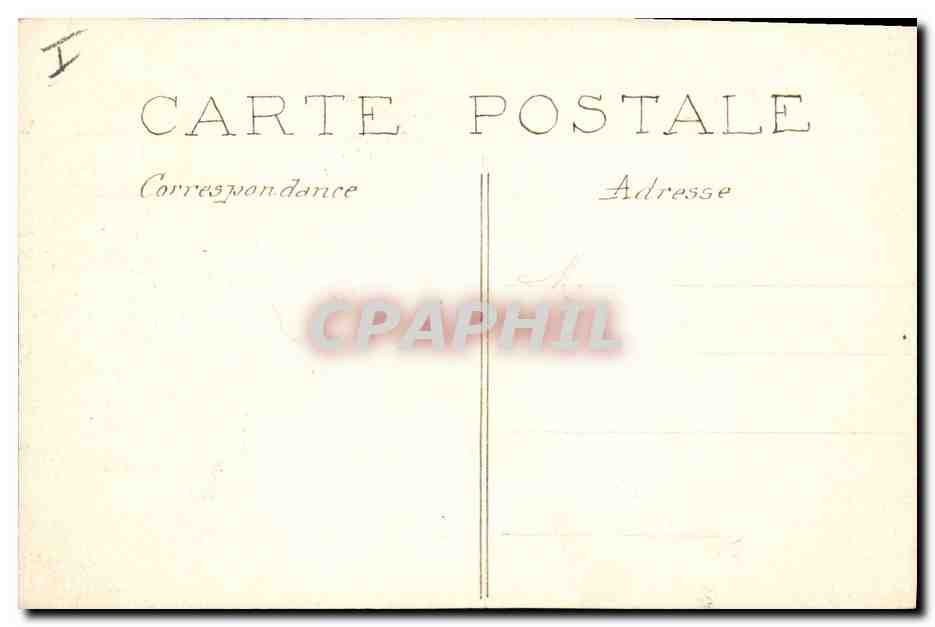 CPA (dessin a la main) Fleurs — Rückseite