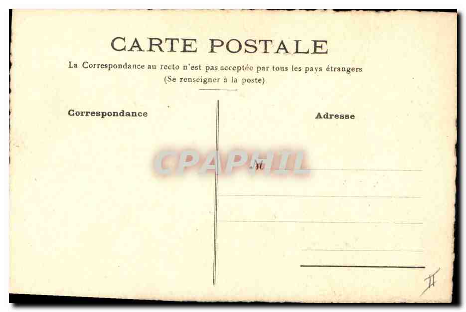 CPA (dessin a la main)  — Rückseite