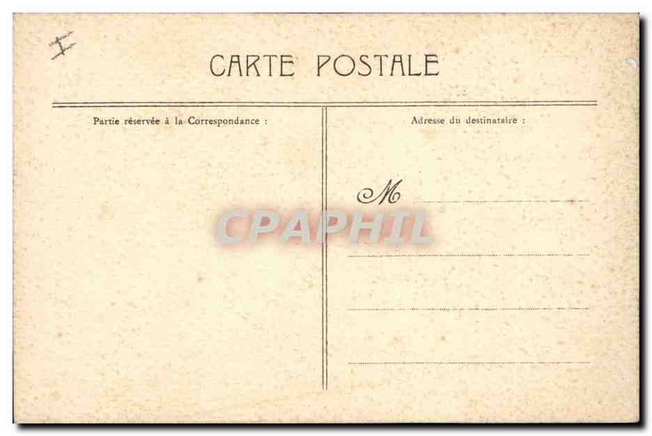 CPA (dessin a la main)  — Rückseite