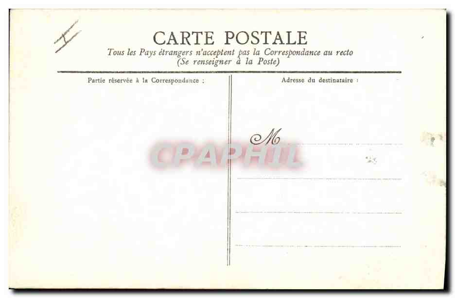 CPA (dessin a la main)  — Rückseite