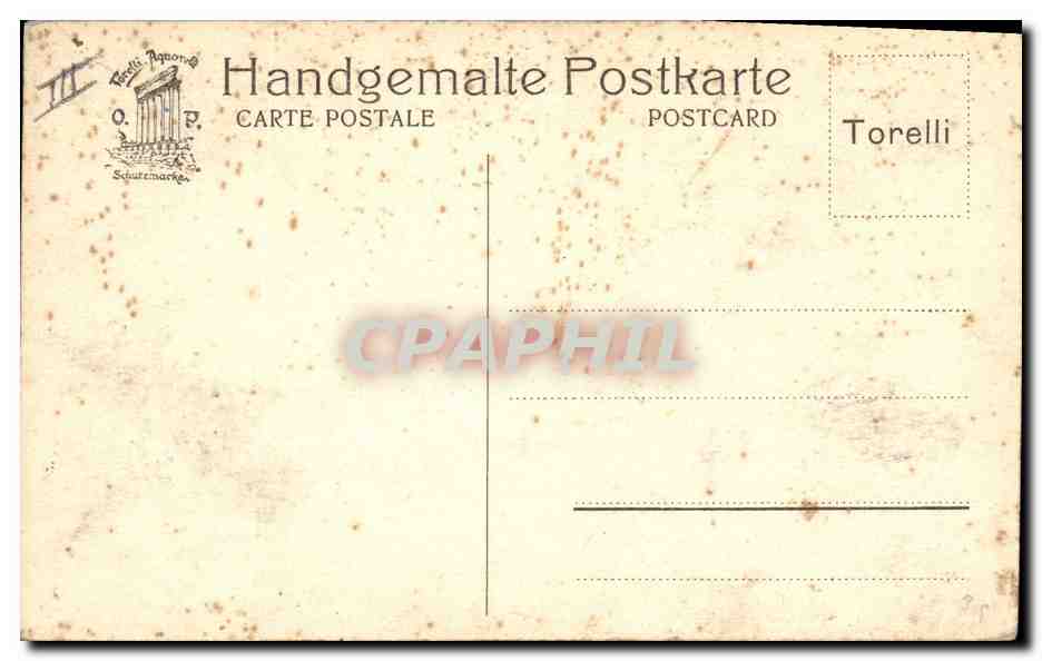 CPA (dessin a la main) Bateau — Rückseite