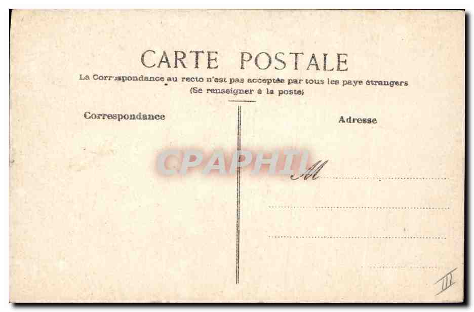 CPA (dessin a la main)  — Rückseite