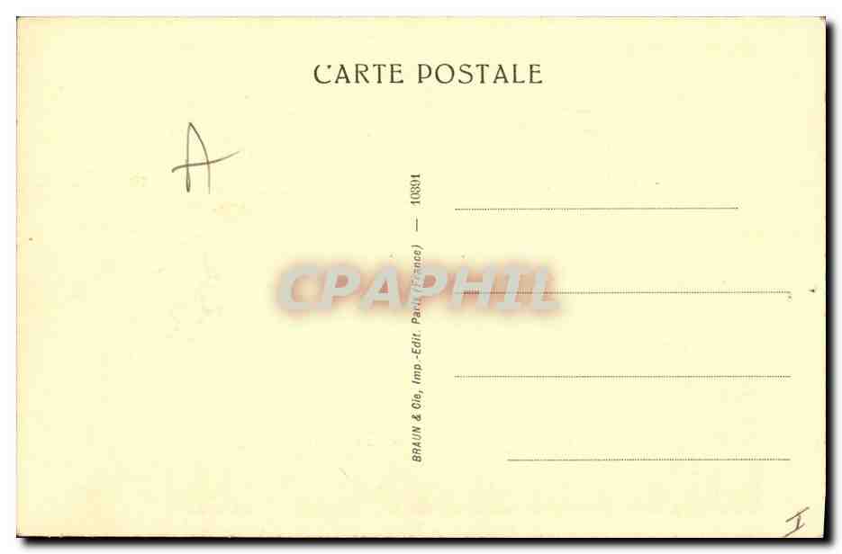 CPA Napoleon 1er Musee du Louvre Bonaparte au Pont d'Arcole — Rückseite
