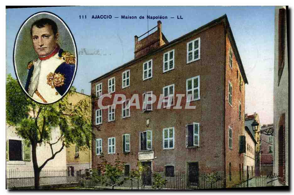 CPA Napoleon 1er Ajaccio Maison de Napoleon 