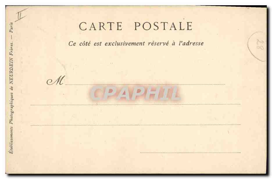 CPA Napoleon 1er Estampe satirique suite a l'execution du Duc d'Enghien Aigle — Rückseite