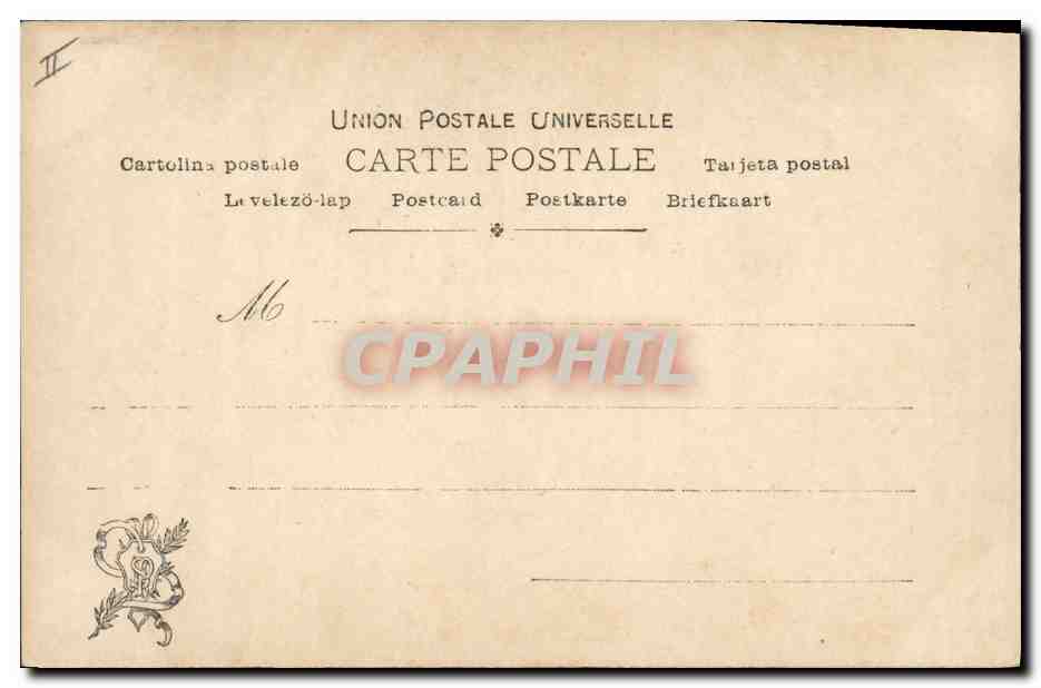 CPA Napoleon 1er Salon 1904 Chaperon La chute de l'aigle Waterloo — Rückseite
