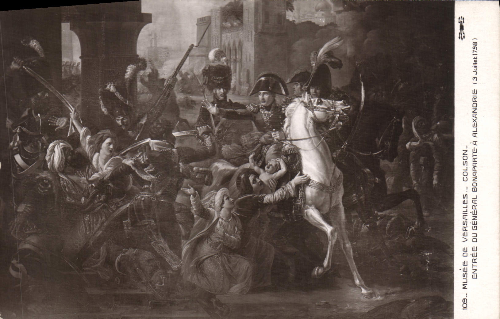 CPA Napoleon 1er Musee de Versailles Colson Entree du general Bonaparte a Alexandrie Egypt Egypte