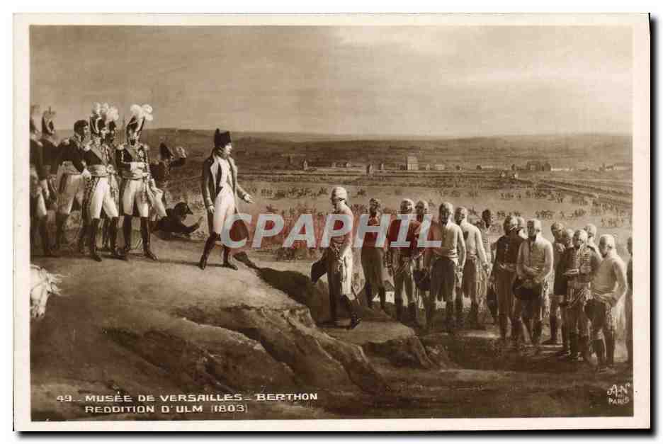 CPA Napoleon 1er Musee de Versailles Berthon reddition d'Ulm 1803