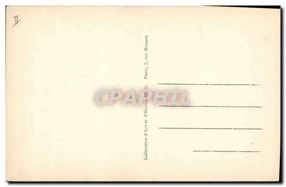 CPA Napoleon 1er a WAterloo 1815 — Rückseite