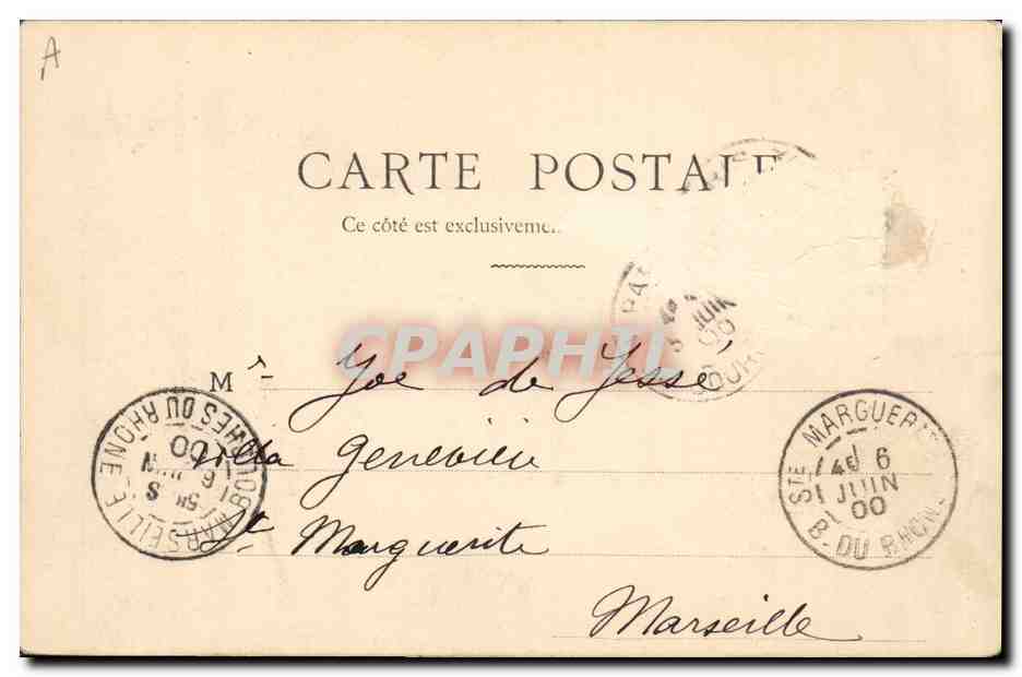 CPA Napoleon 1er L'Aiglon — Verso