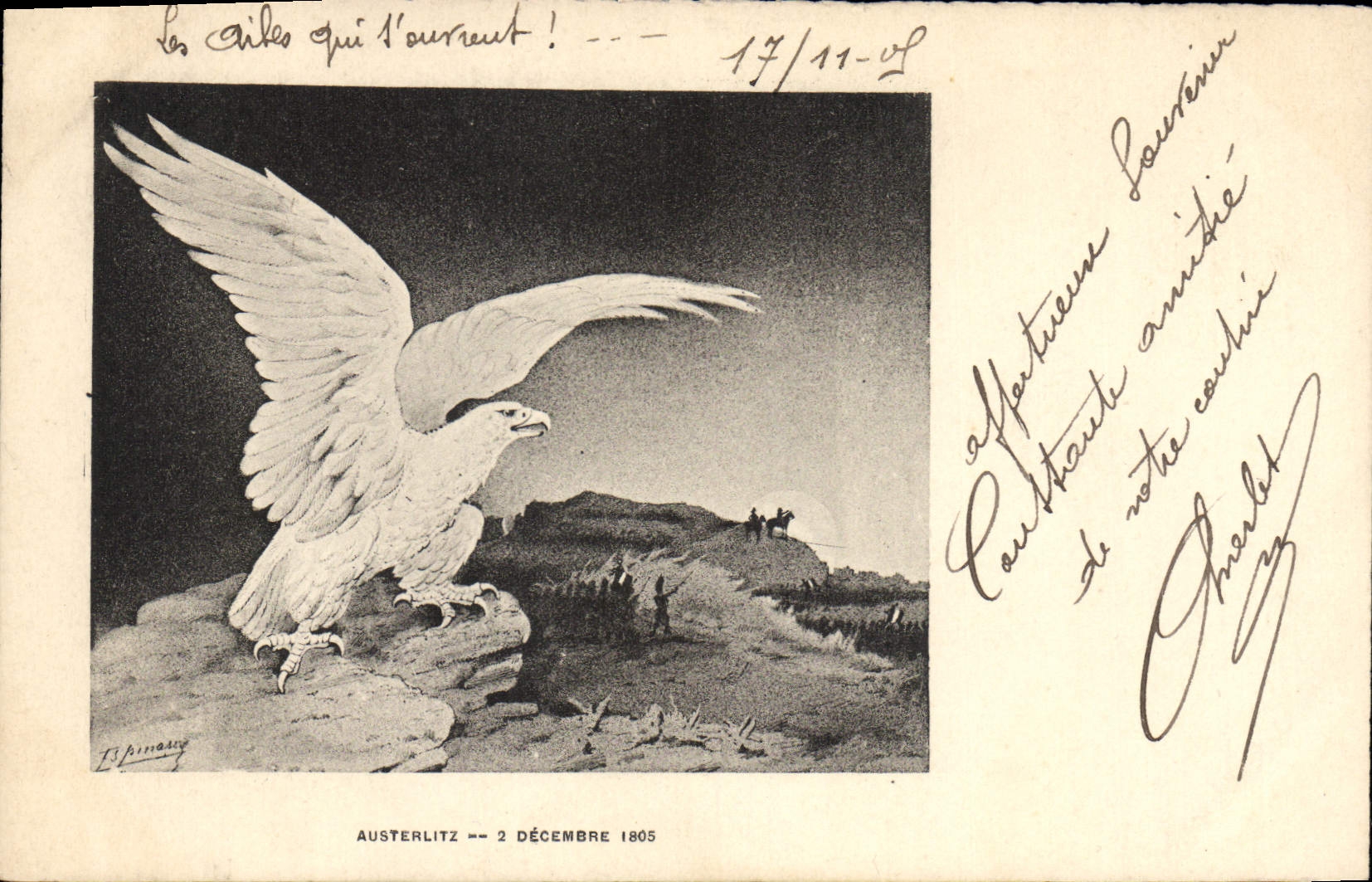 CPA Napoleon 1er Asterlitz Aigle 