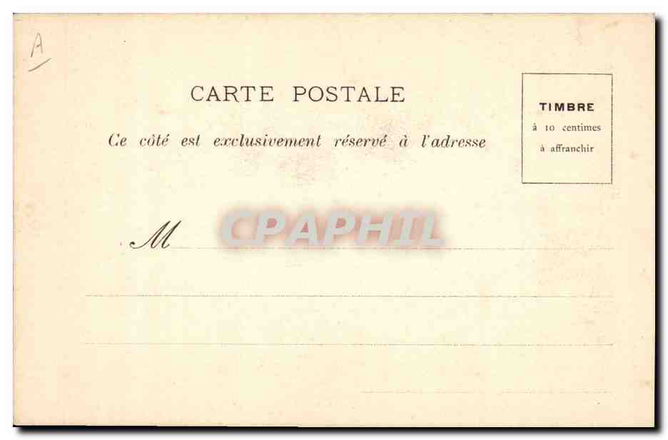 CPA Napoleon 1er Austerlitz  — Verso