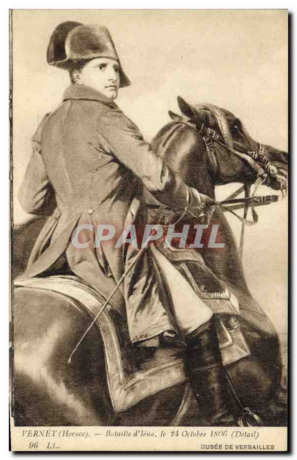 CPA Napoleon 1er Vernet Bataille d'Iena 24 octobre 1806 Musee de Versailles 