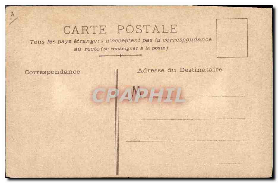 CPA Napoleon 1er Aigle — Verso
