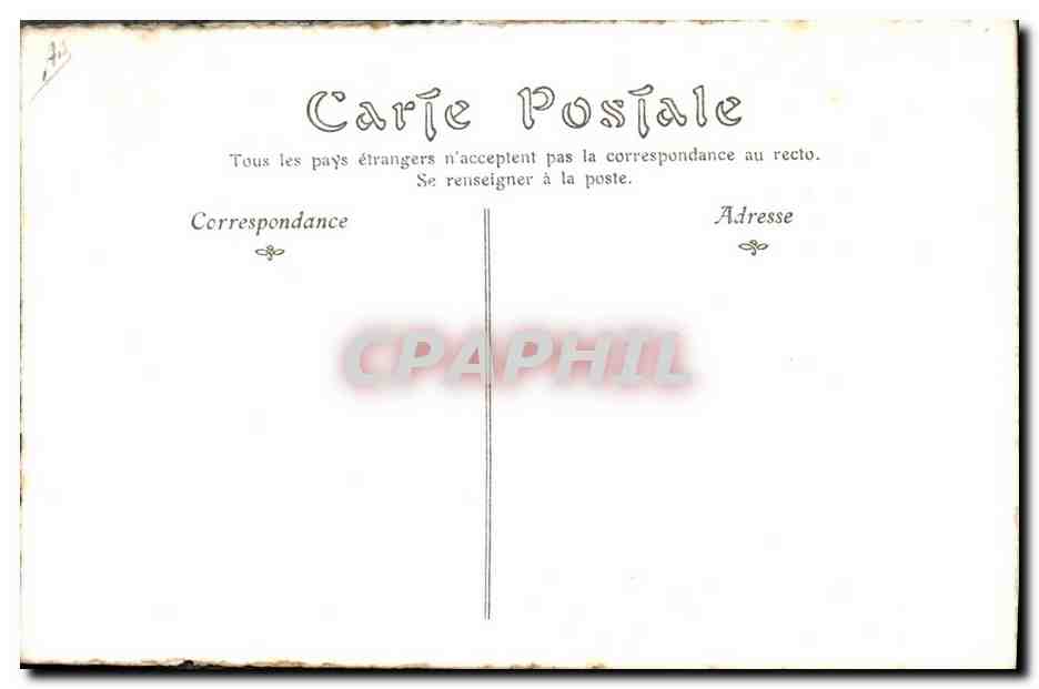 CPA Napoleon 1er La revanche — Verso
