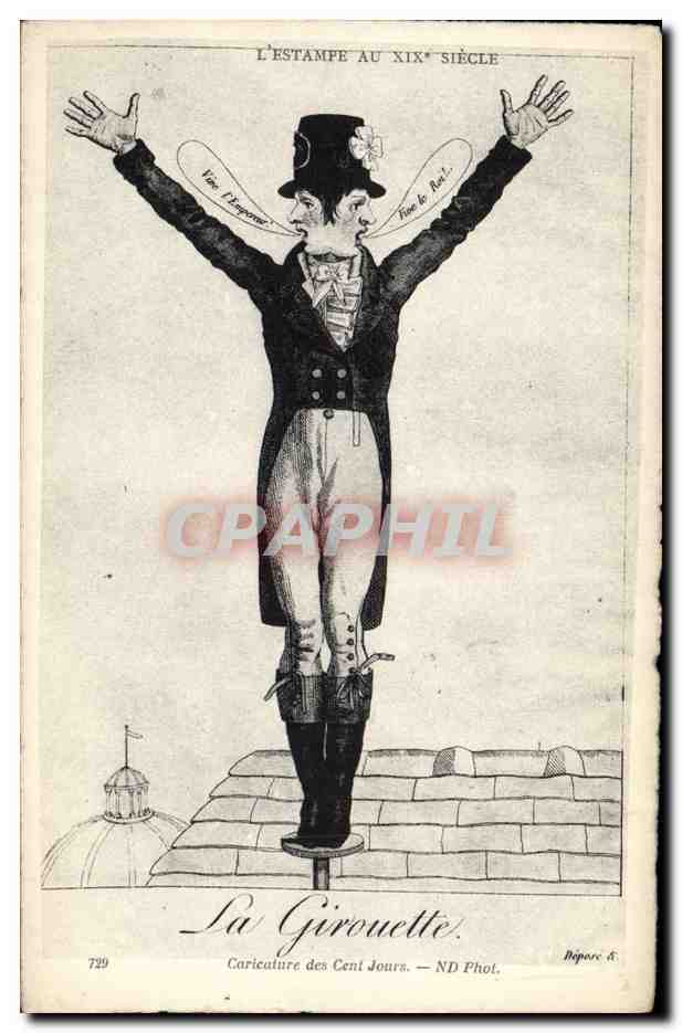 CPA Napoleon 1er La girouette