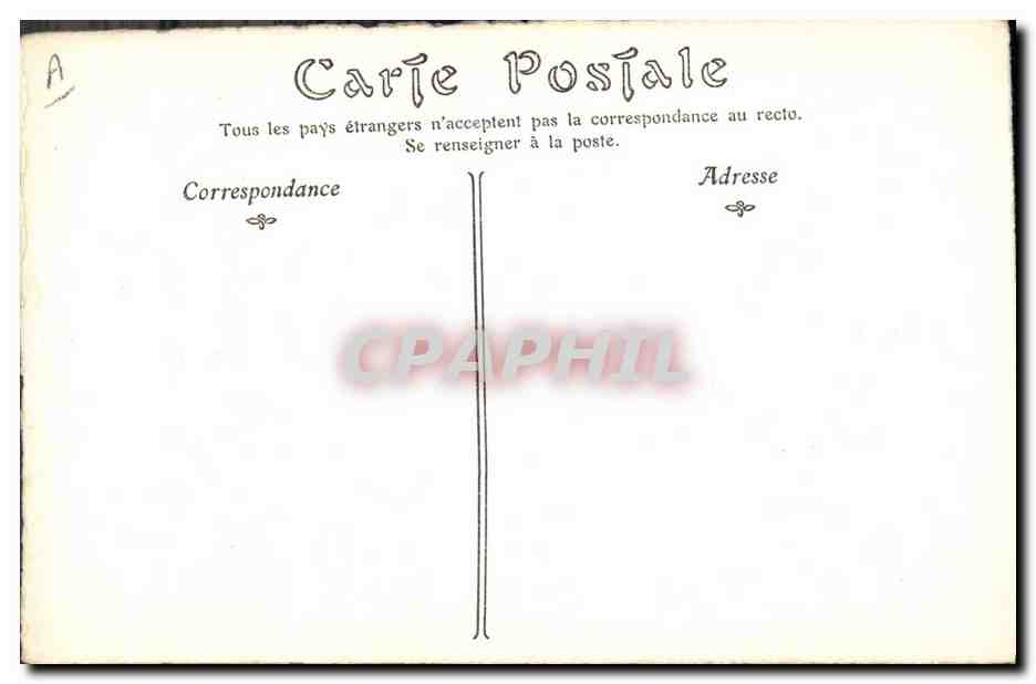 CPA Napoleon 1er La girouette — Verso