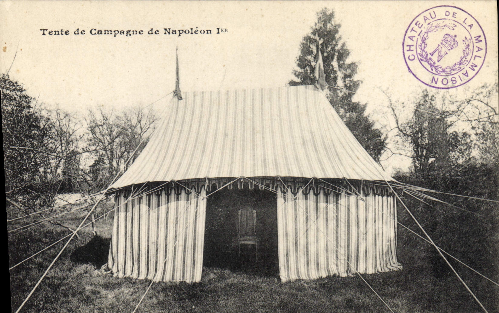 CPA Napoleon 1er Tente de campagne 