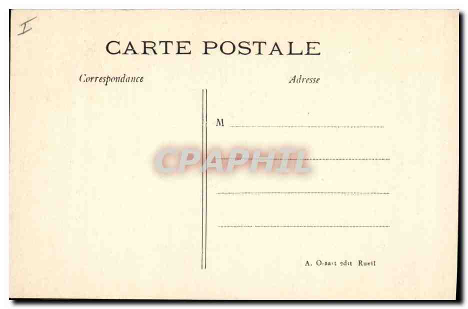 CPA Napoleon 1er Tente de campagne  — Rückseite
